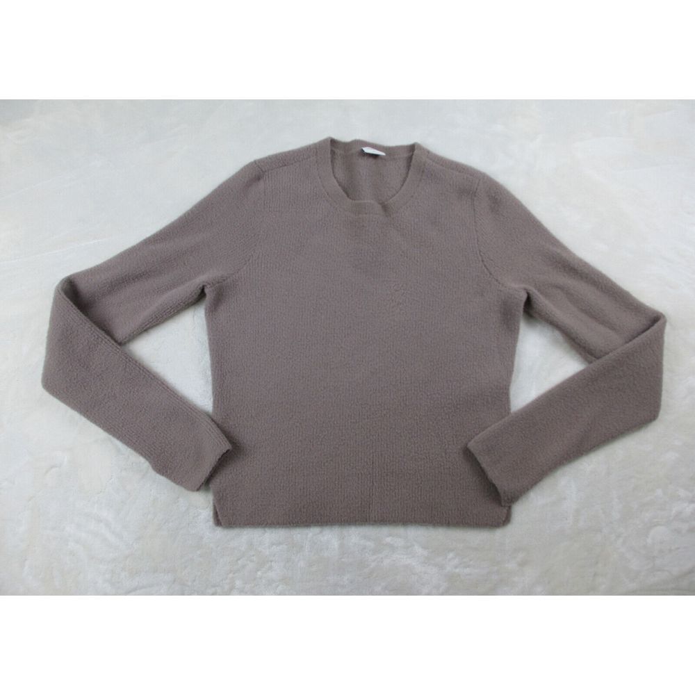 Abercrombie‎ & Fitch Sweater Womens Medium Brown Soft AF Cropped Pullover Ladies